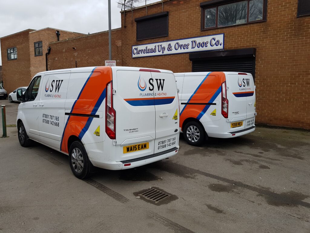 for transit custom graphicsvan signage middlesbrough 