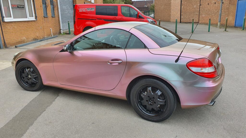 mercedes wrapped colour shift Oracal vehicle wrapping middlesbrough