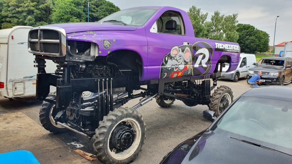 digital prints monster car wrap