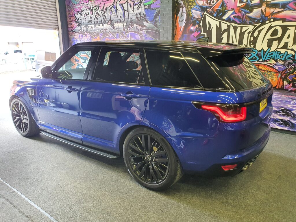 Range rover SVR back end car windows tinting middlesbrough