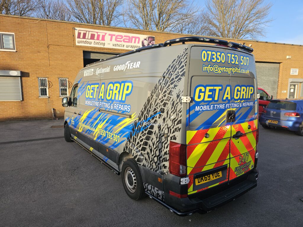 Man van vehicle wrapping middlesbrough